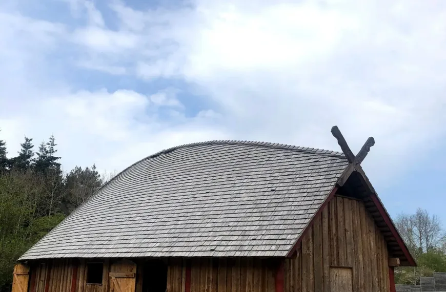 Full size replica of a Viking age house