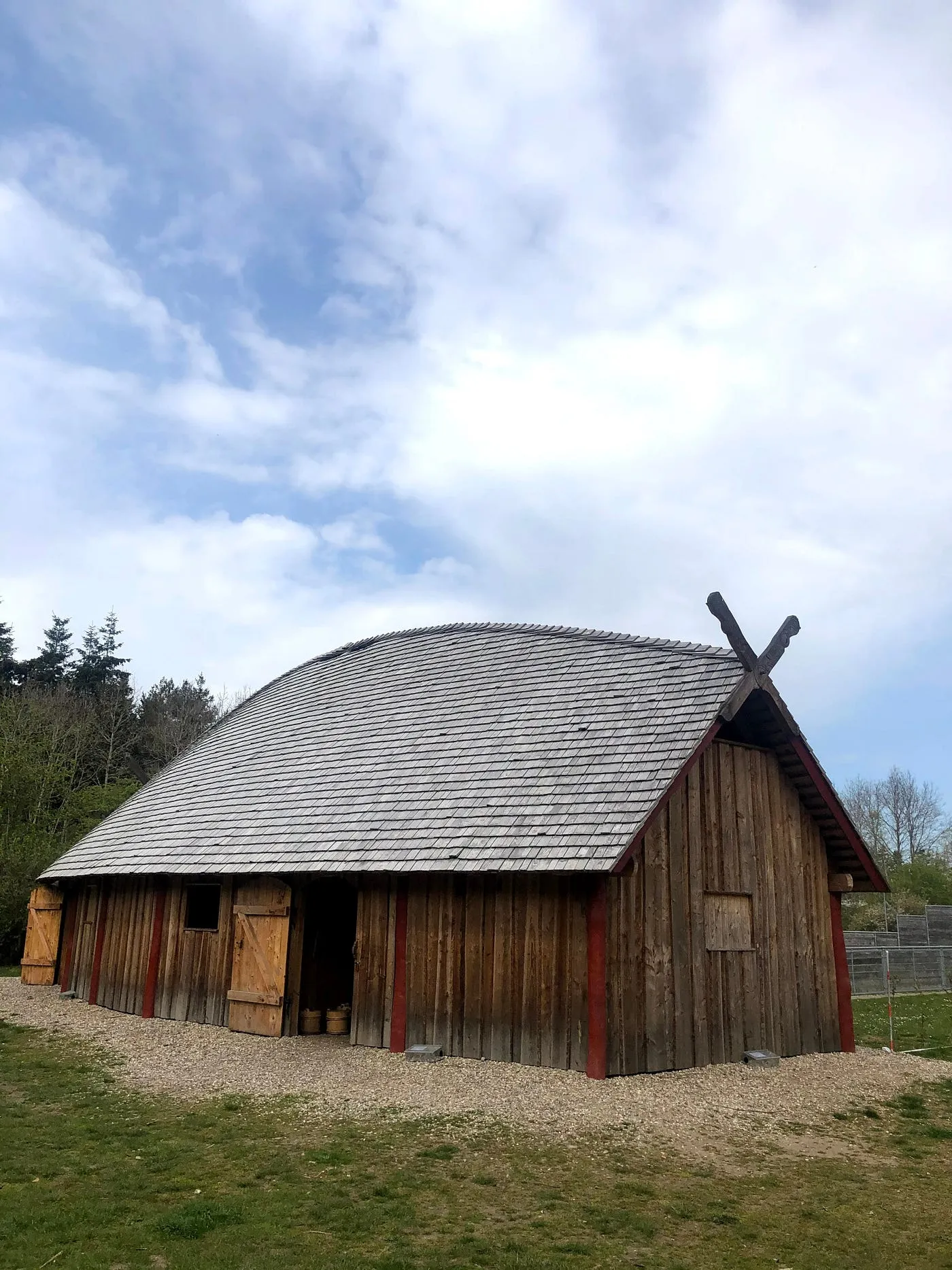 Full size replica of a Viking age house